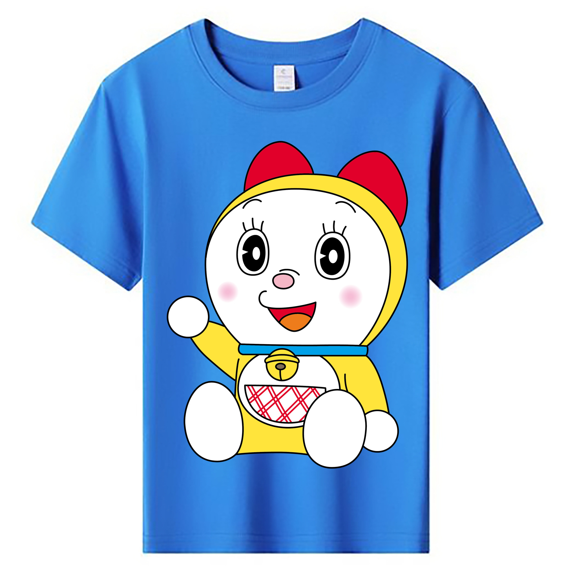 （画像用） ドラえもん ドラミ Doraemon Dorami 綿100％キッズTシャツ（フロントプリント）